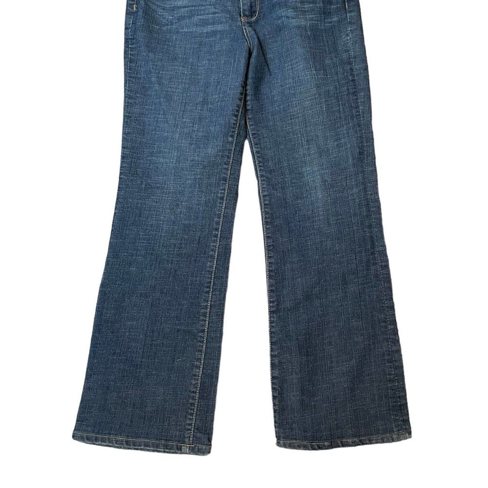 Seven7 Jeans Women's Size 32 Studio Flare Leg Mid Rise Stretch Blue Denim - Picture 4 of 10